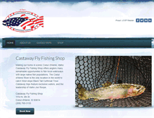 Tablet Screenshot of castawayflyfishingshop.com